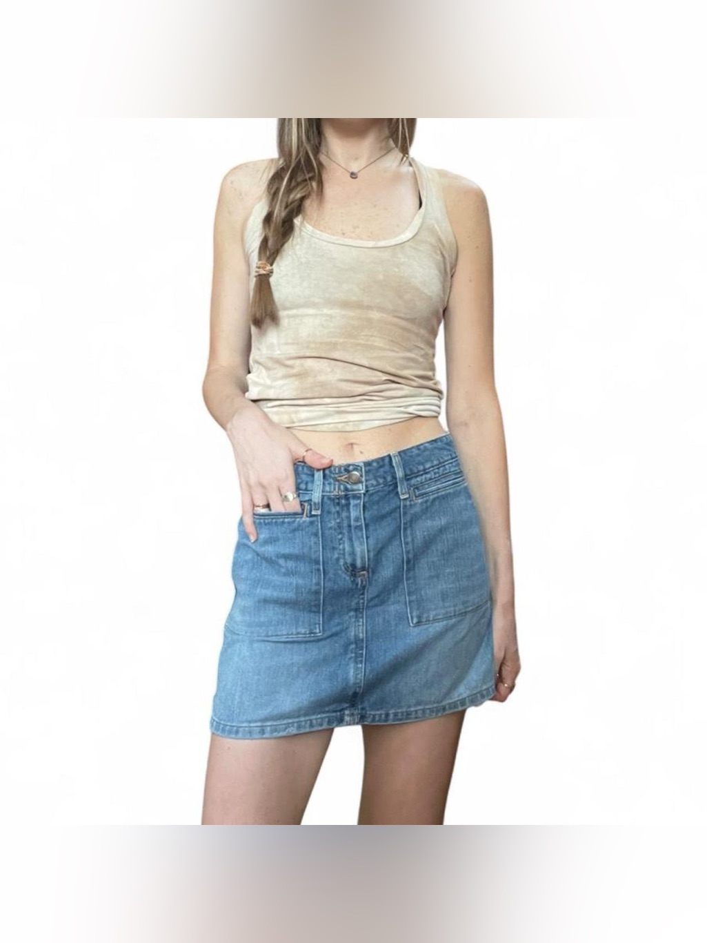 Y2k Vintage American Eagle Denim Mini Skirt